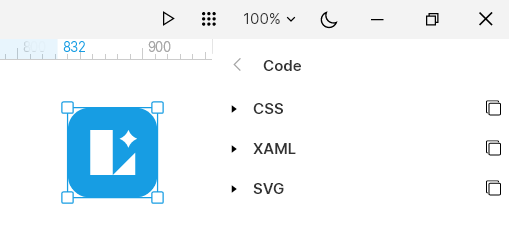 CSS/XAML/SVG code
